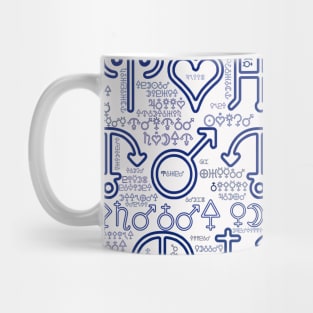 Astrology Symbols Word Cloud (5) Mug